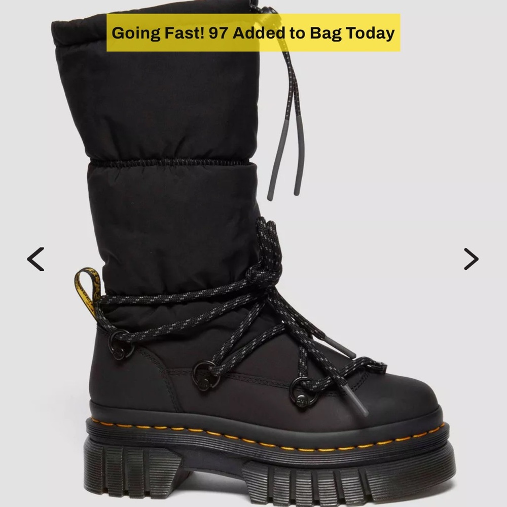 Dr. Martens Black Winter Boots